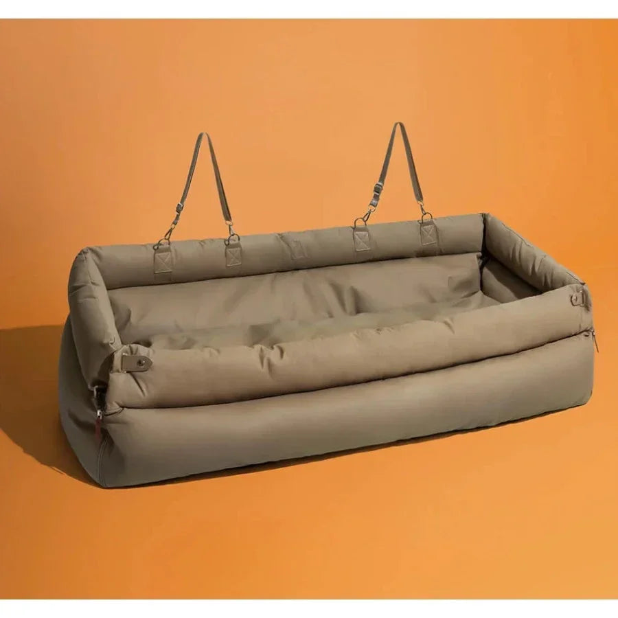 Jumbo Dog Car Seat & Booster for Anxiety - Safe Pet Carrier for Large Dog